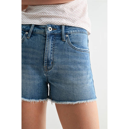 HIGH-RISE SHORTS RAW HEM