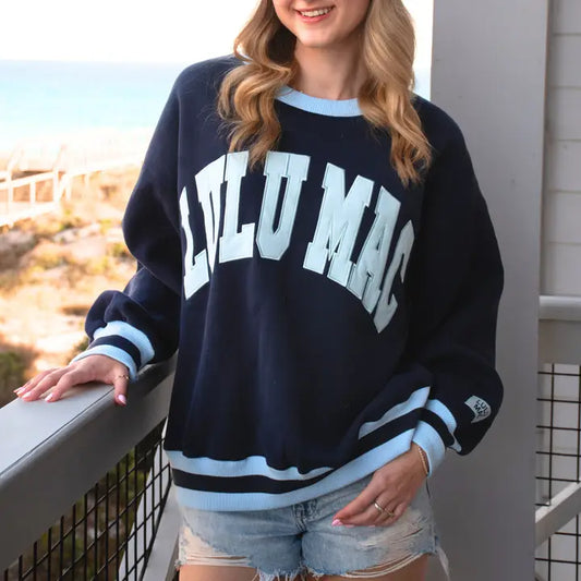 LULU MAC x Social Society ColorBlock Pullover