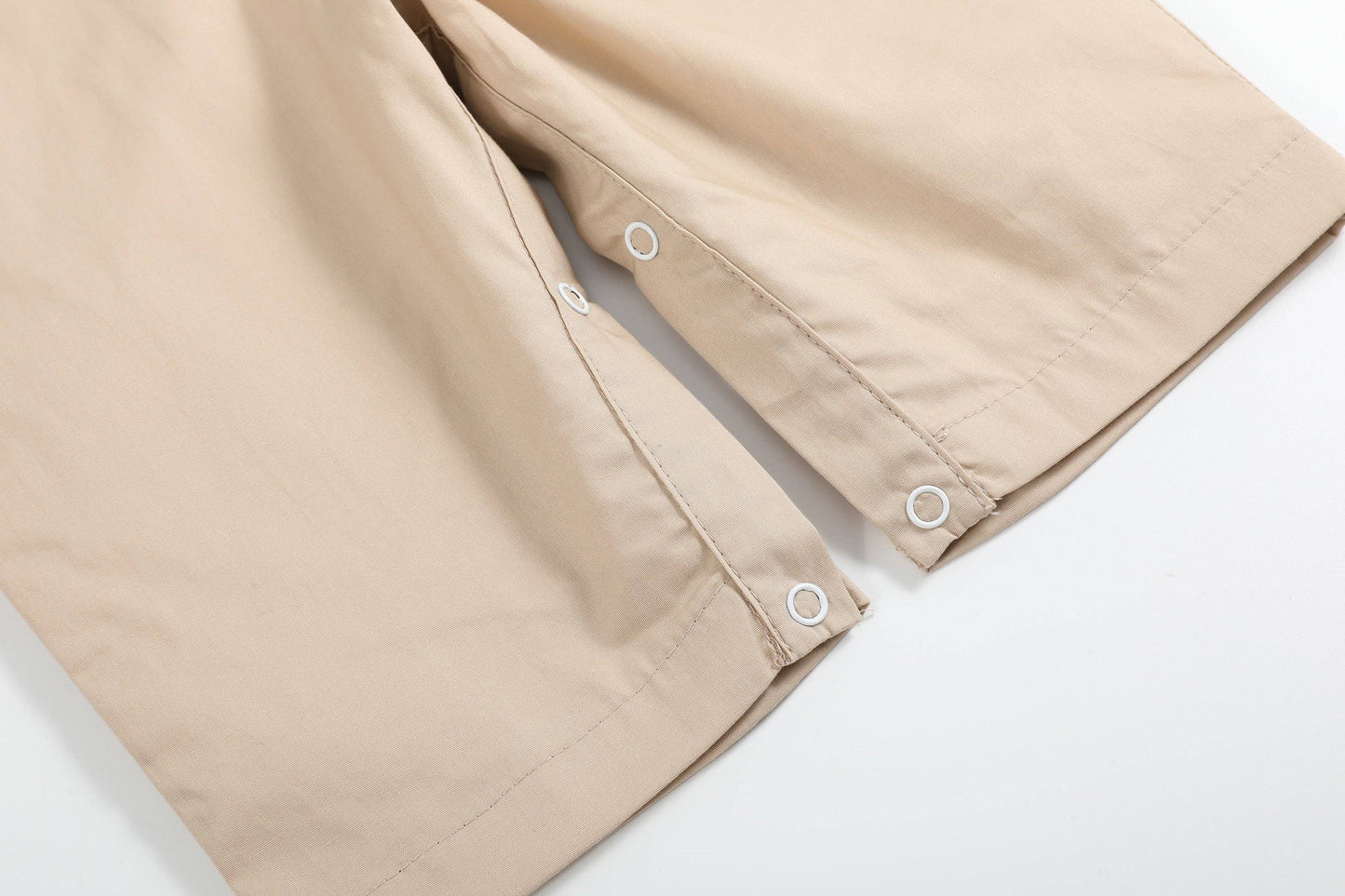 Light Brown Mallard Smocked Overalls