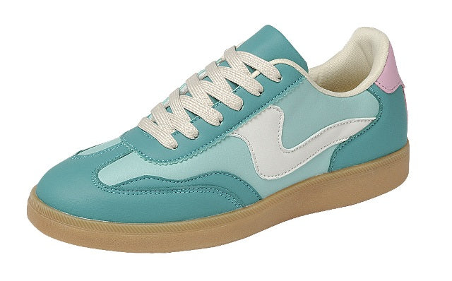 Sneaker Rubber Base Round Toe: Sea Green