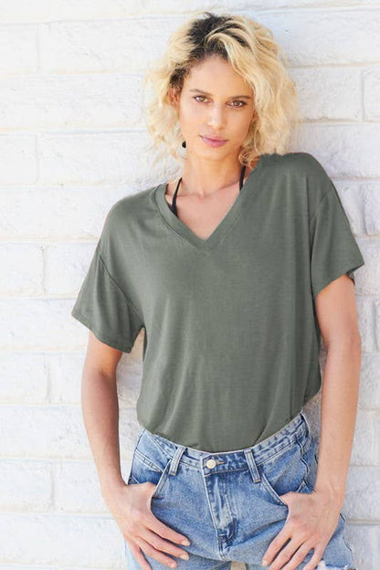 V-Neck Soft Touched Tee