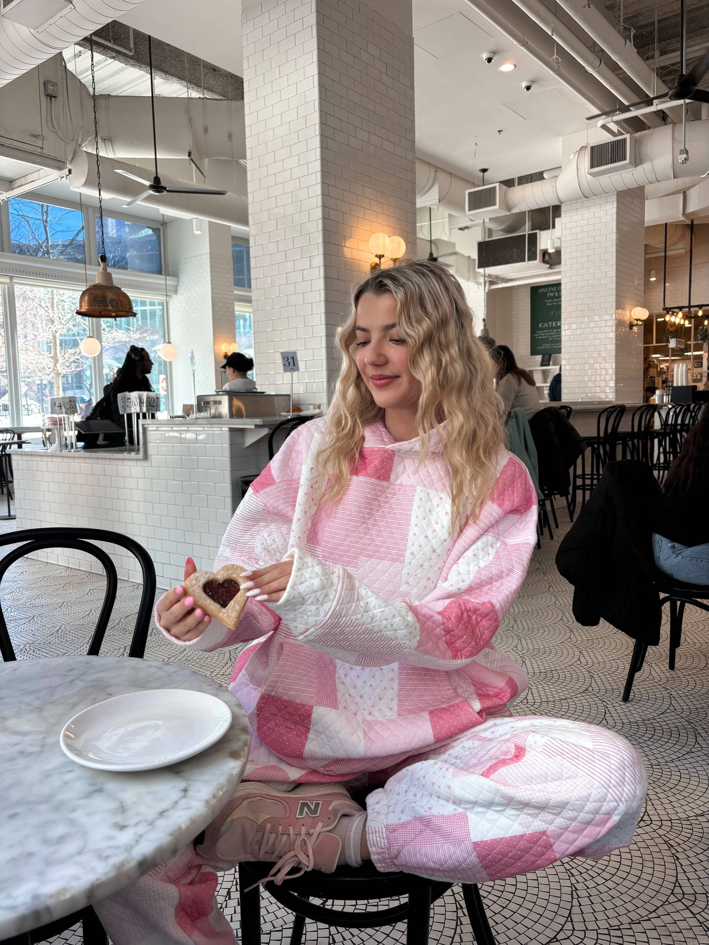 Margo Quilted Patchwork Hoodie