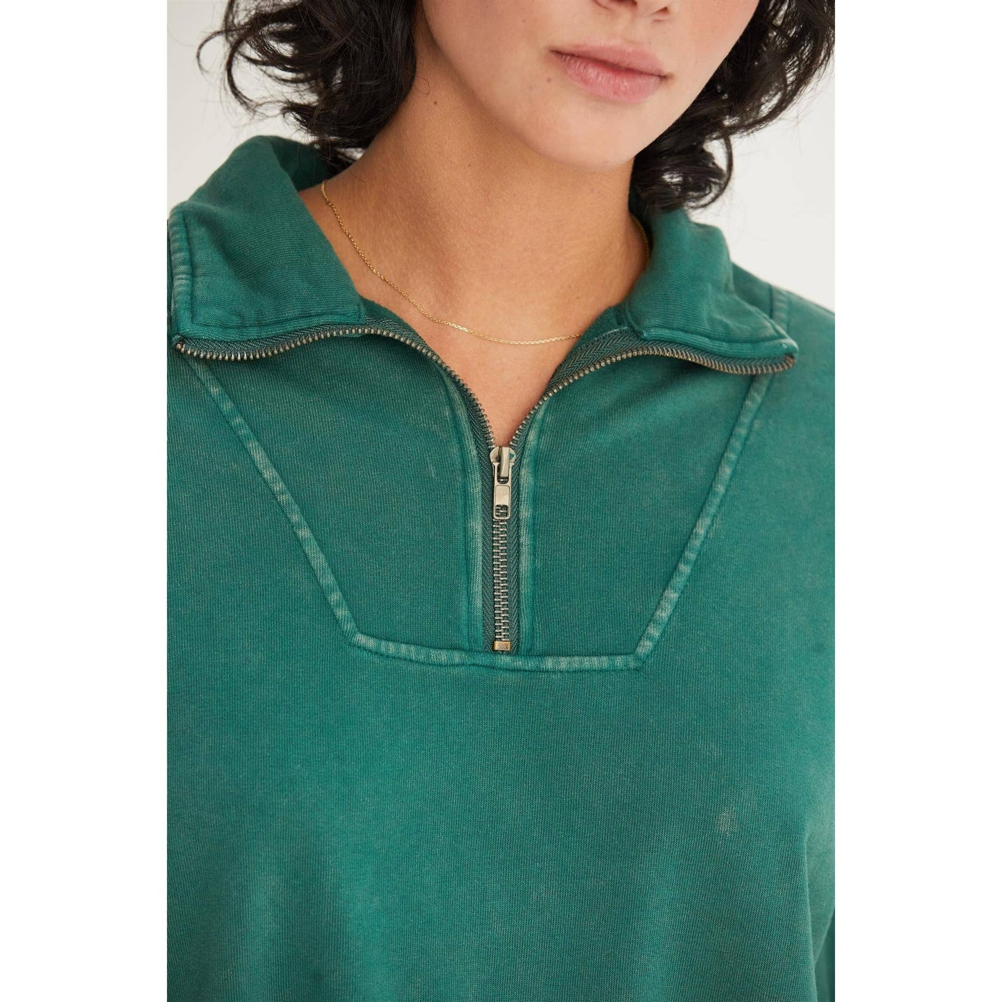 Half Zip Pullover Sweatshirt