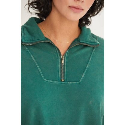 Half Zip Pullover Sweatshirt