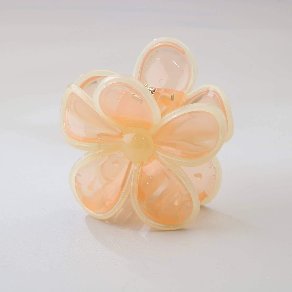 PLUMERIA FLOWER HAIR CLAW CLIP CANDY COLORS