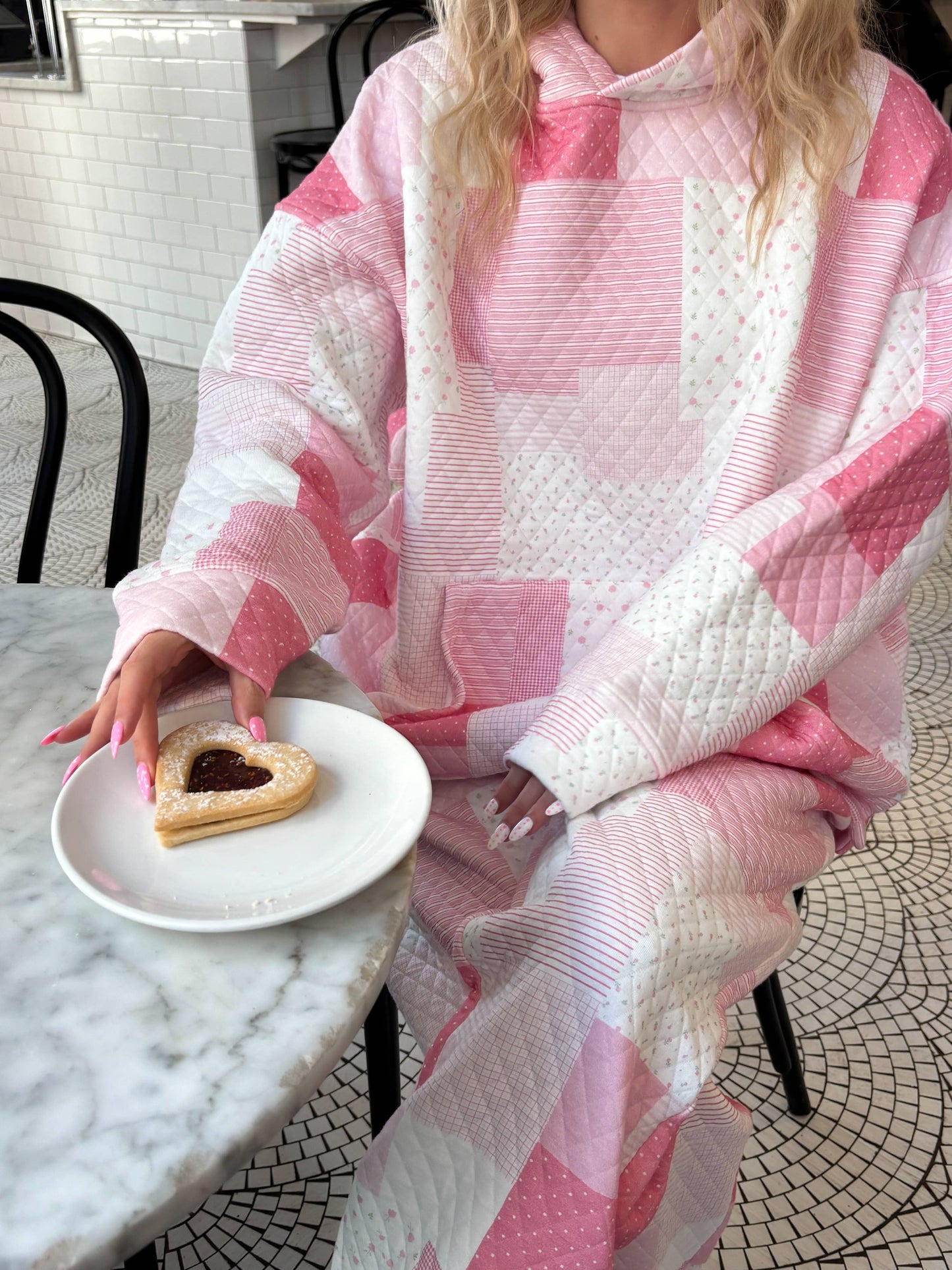 Margo Quilted Patchwork Hoodie