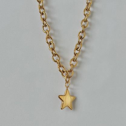 Star Necklace bold statement necklace