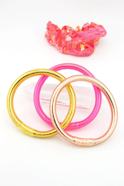 Luxe Buddhist Temple Bracelets LIGHT GOLD