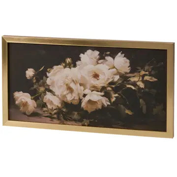 White Peonies Wall Art