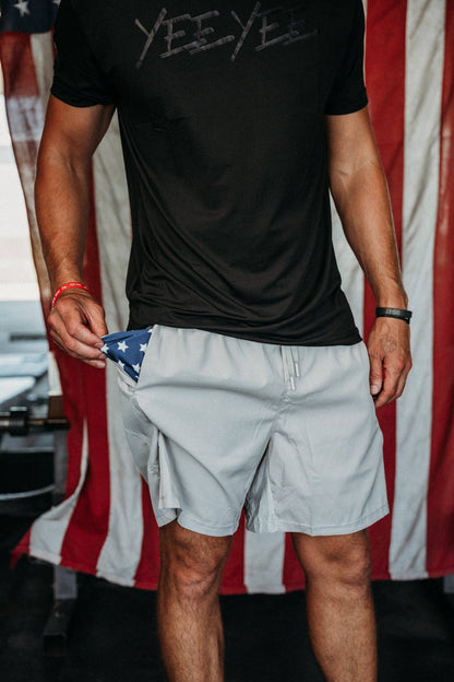 Grey Elite Training Shorts