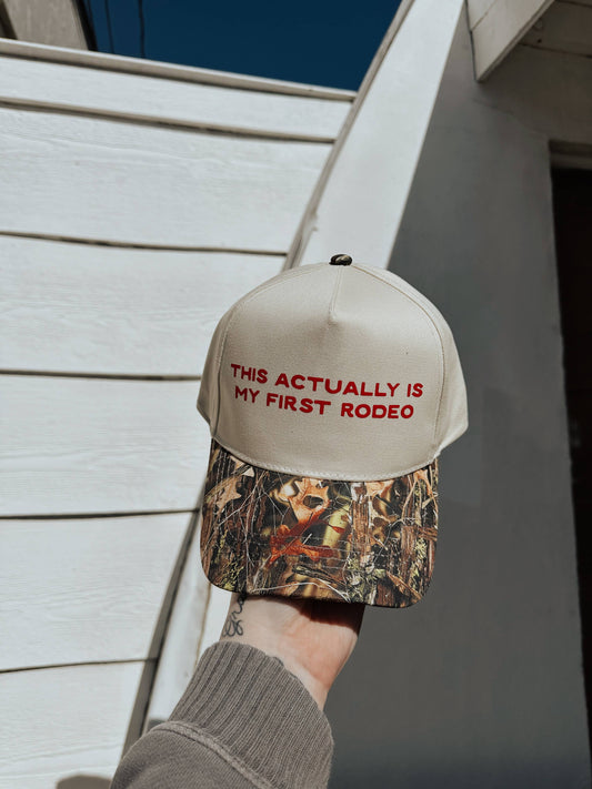 This Actually Is My First Rodeo Trucker Hat