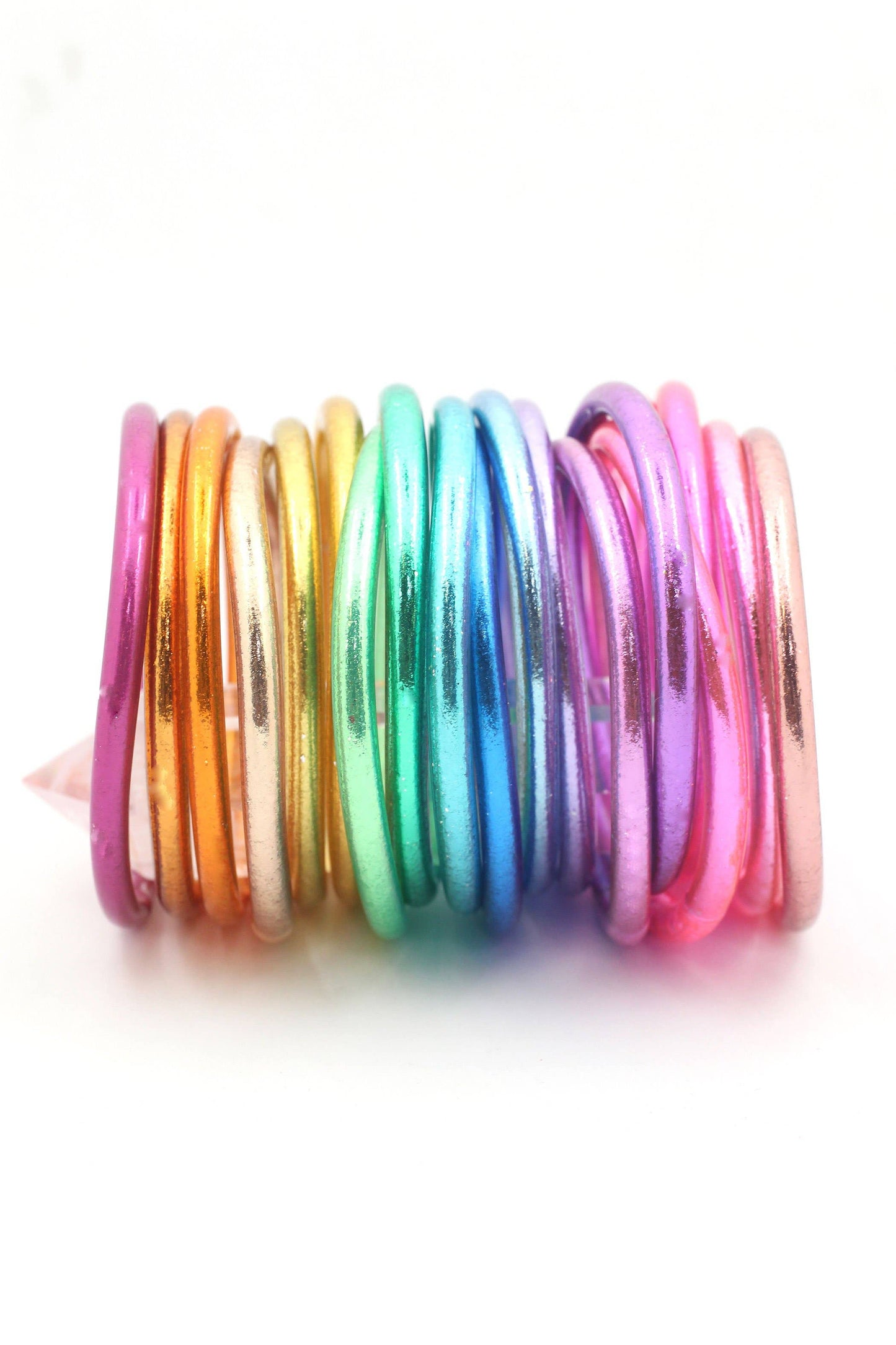 Rainbow Thai Buddhist Temple Bracelets, Bangles