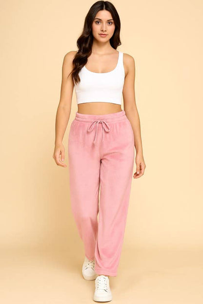 PLUS SIZE COMFORTABLE DRAWSTRING PAJAMA PANTS