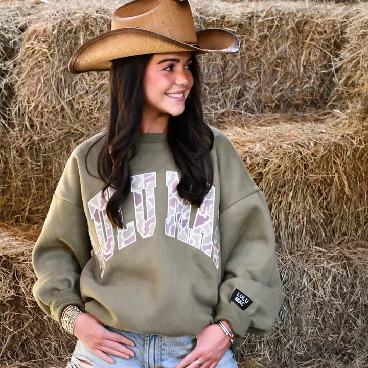 LULU MAC Camo Sweatshirt