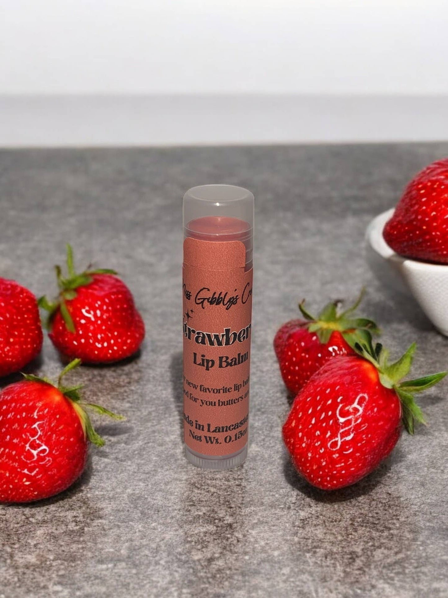 Strawberry Lip Balm, Trendy Lip Balm, Fruity Lip Balm