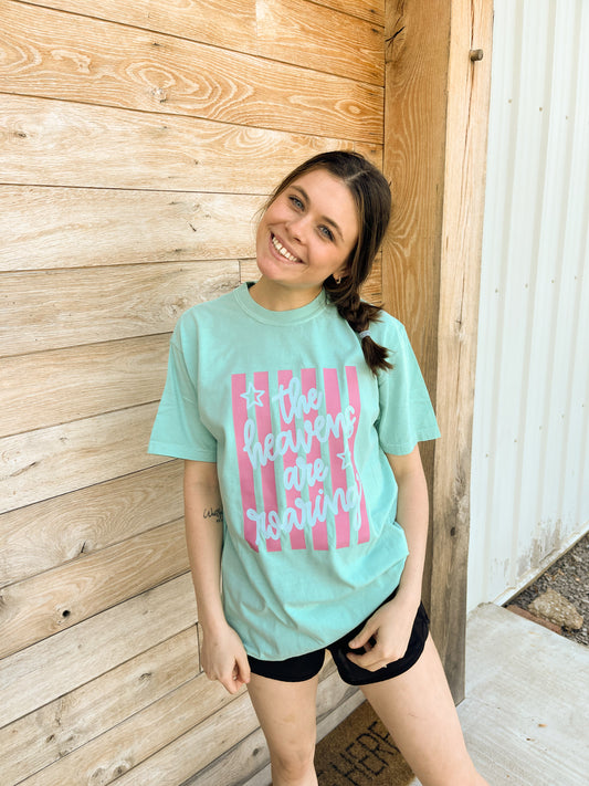 The Heavens Are Roaring Trendy Christian Adult Tee