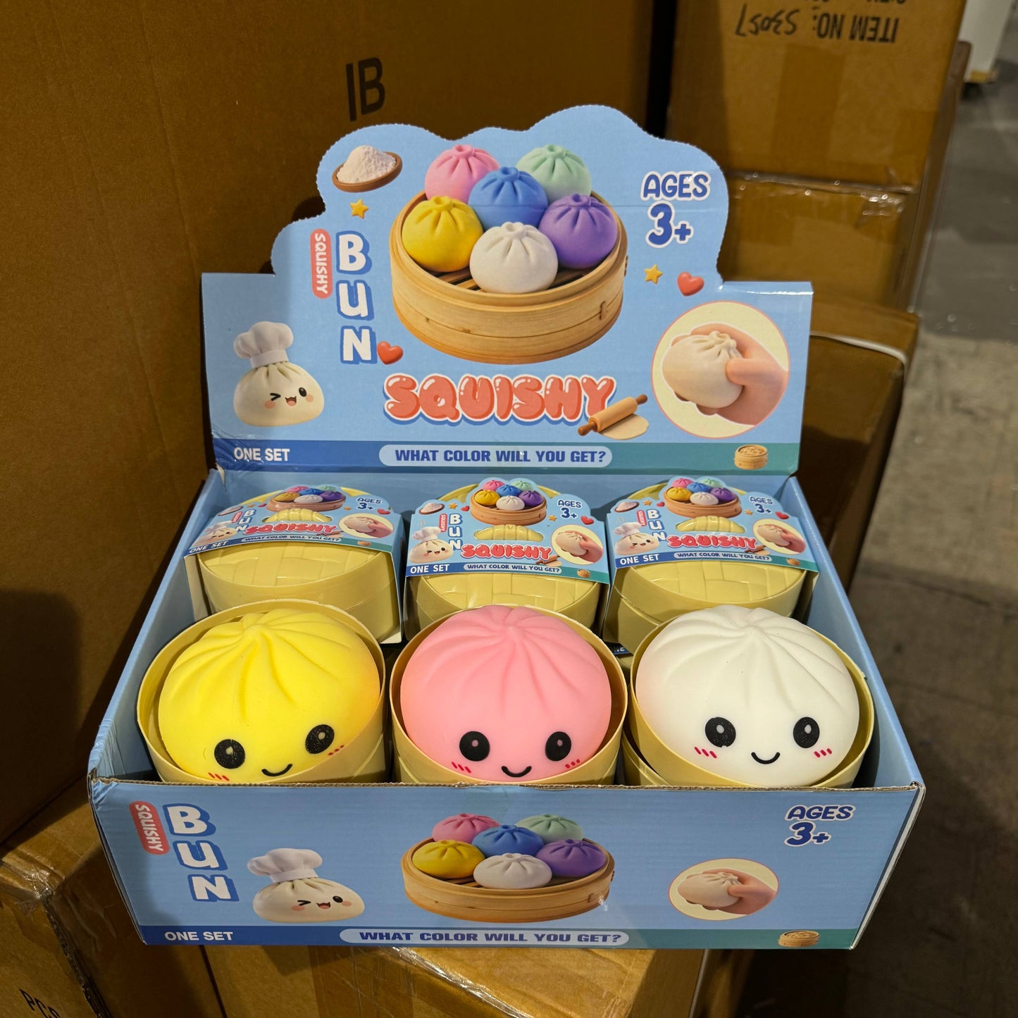 Colorful Solid Dumpling Squishy