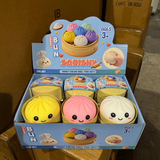 Colorful Solid Dumpling Squishy