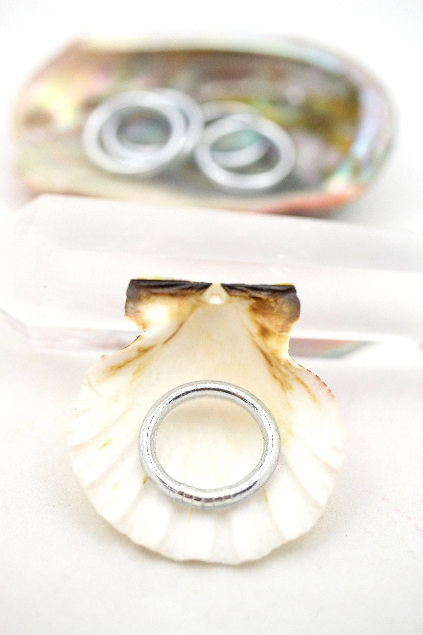 Single Thai Buddhist Temple Rings, Rush, Colorful Kumlai