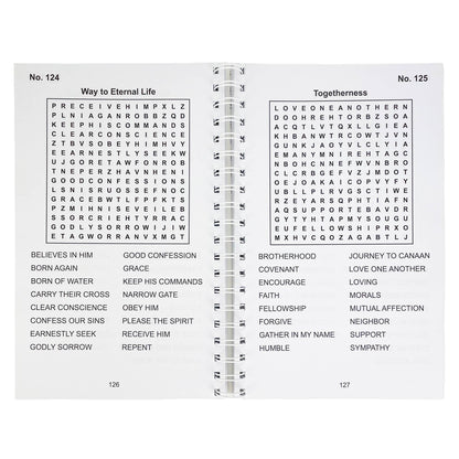 Bible Large Print Religious Word Search Adult Puzzle Book