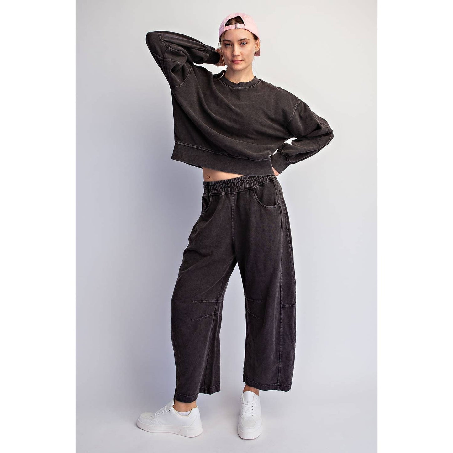 MINERAL WASHED COTTON BARREL EASE SET