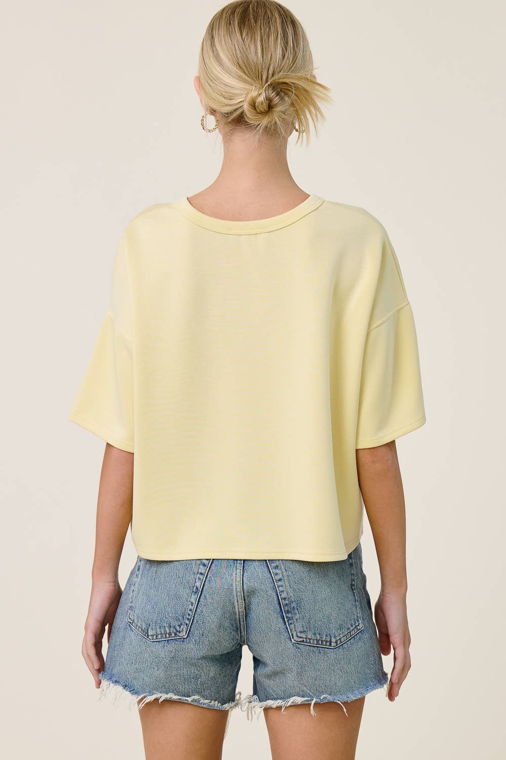 Boxy Short Sleeve Scuba Shirt