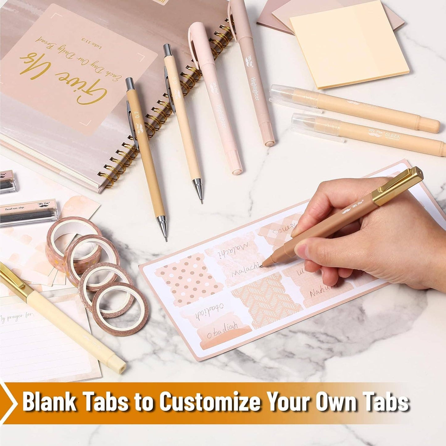 Golden Blush Bible Journaling Kit for Women