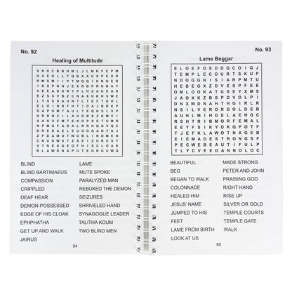 Bible Large Print Religious Word Search Adult Puzzle Book