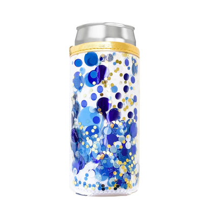 Skinny Can Cooler- True Blue