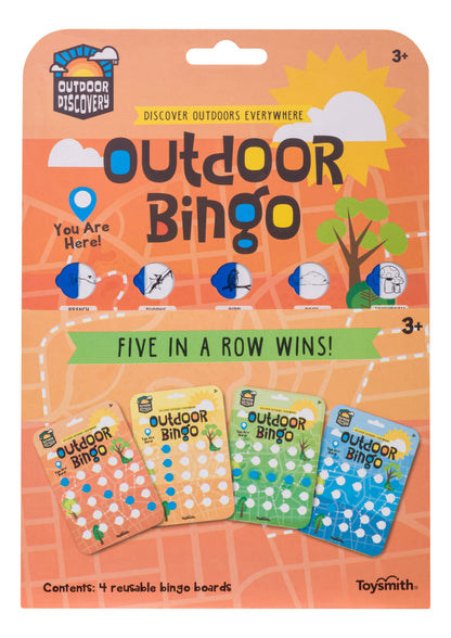 Outdoor Discovery Outdoor Bingo 4-Pack-Travel or Yard Game