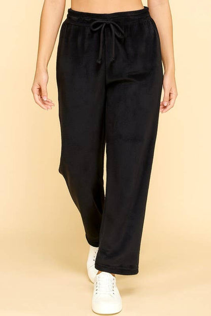 PLUS SIZE COMFORTABLE DRAWSTRING PAJAMA PANTS
