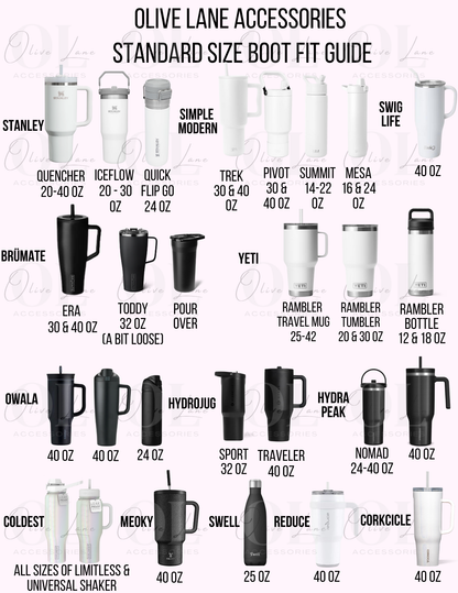 Red WAVES Silicone Tumbler Boot
