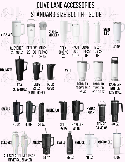 Red WAVES Silicone Tumbler Boot