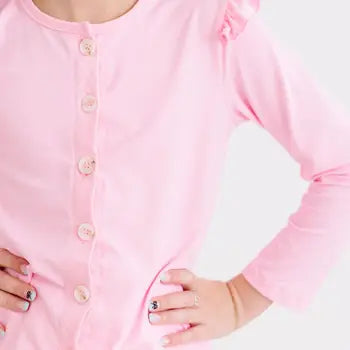 Children's Ruffle Cardigan