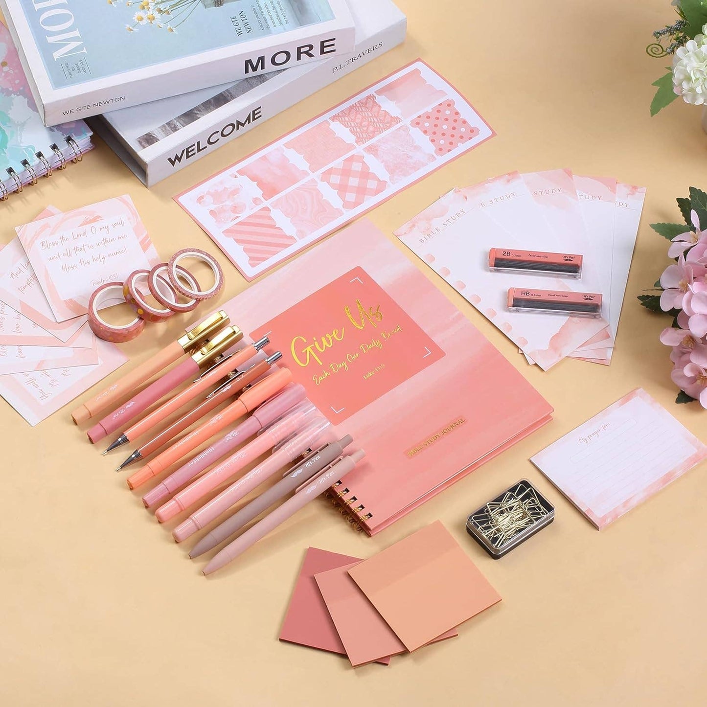 Sunset Blush Mr. Pen Bible Journaling Kit for Women