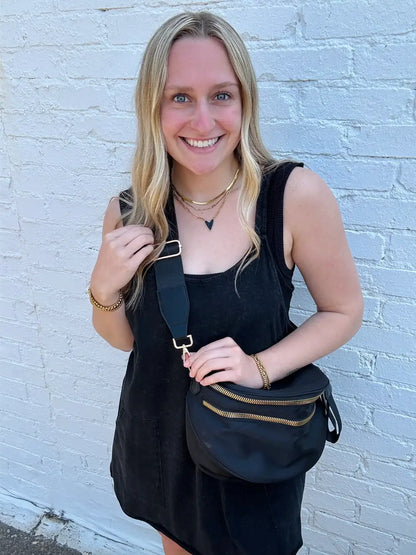 Nylon Double Zip Bag