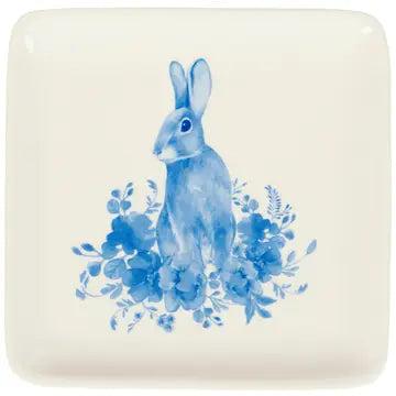 Blue Rabbit Plate