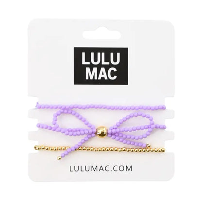 Lulu Mac Beaded Bow Necklace