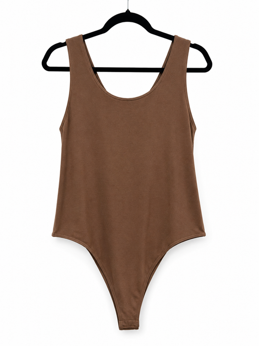 Brown Body Suit PLUS