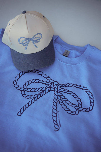 ROPE BOW CREWNECK