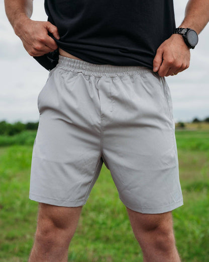 Grey Elite Training Shorts