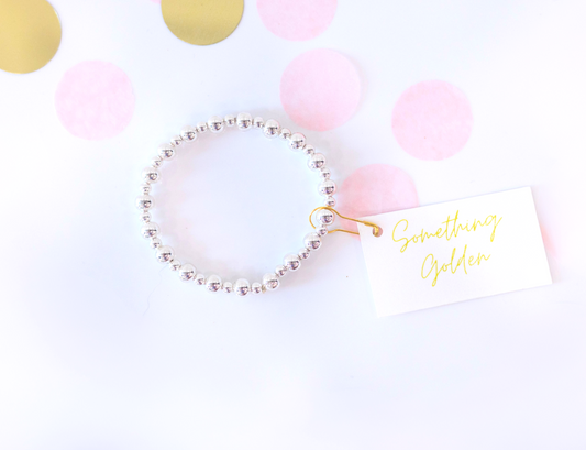 The Blissful Bracelet in Silver