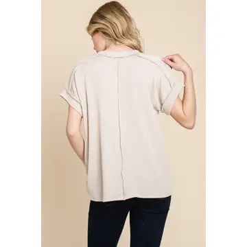 Ribbed Knit Top