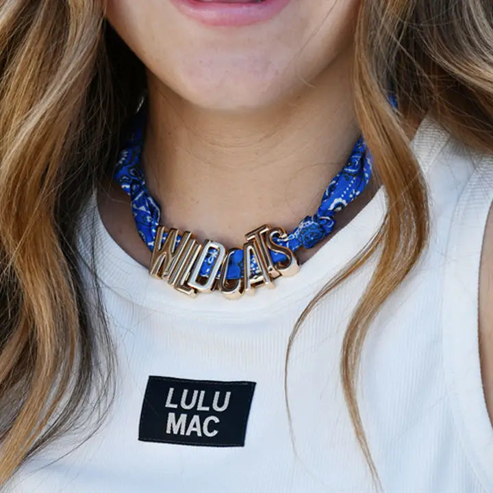 Wildcats Bandana Necklace
