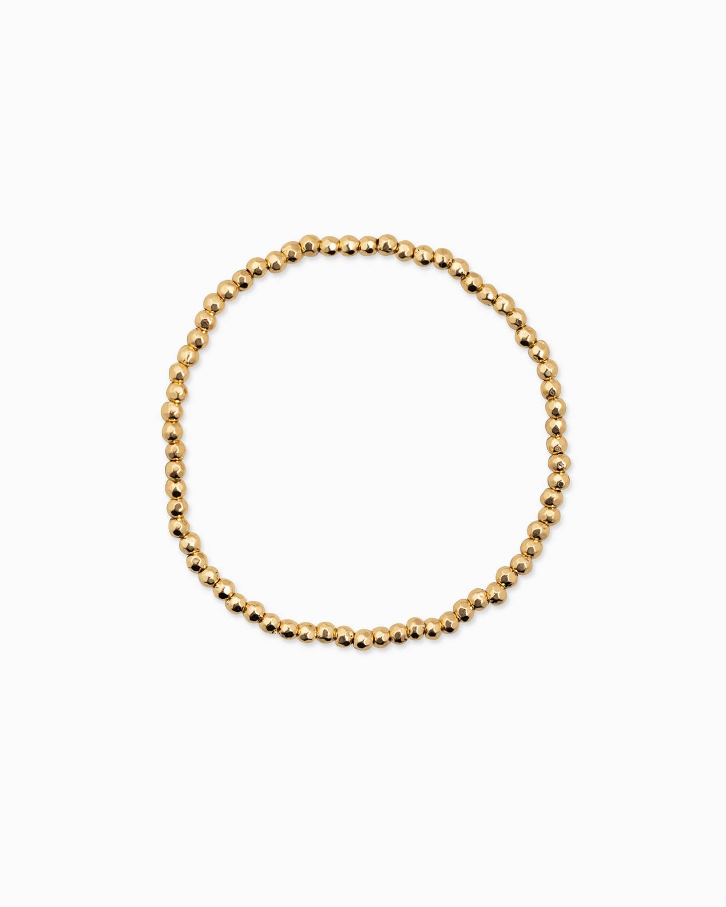 Unique Ball Bead and Pearl Stretch Bracelet Set of 5