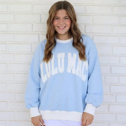 LULU MAC Colorblock Stitch Pullover