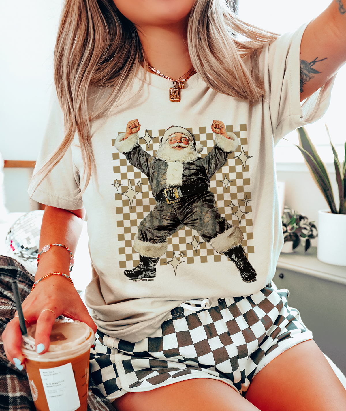 Camo Santa Checkered