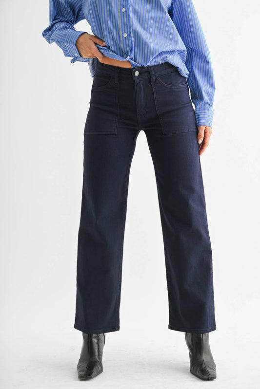 NAVY - Utility Pocket Relaxed Jean