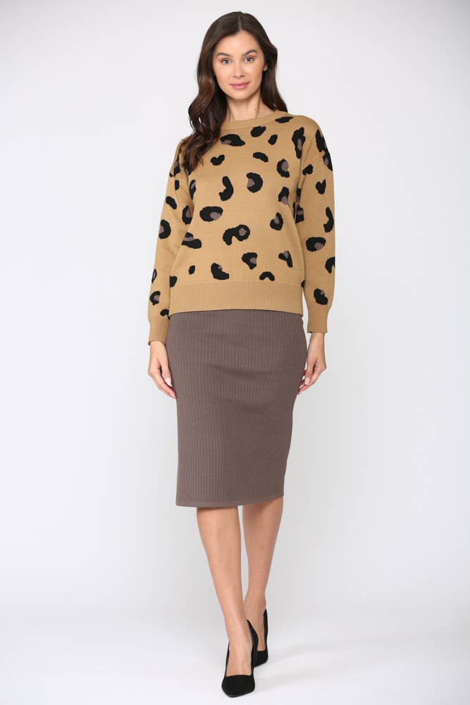 Sharlet Stretch Sweater Knit Top