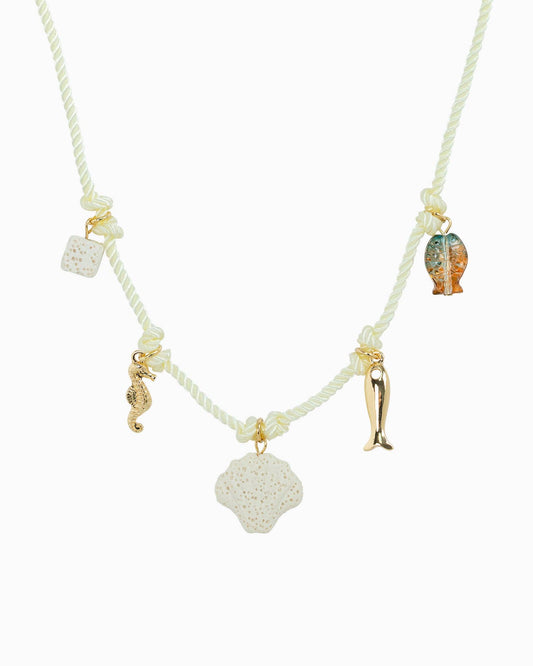 Beach Mode 5 Charm Necklace